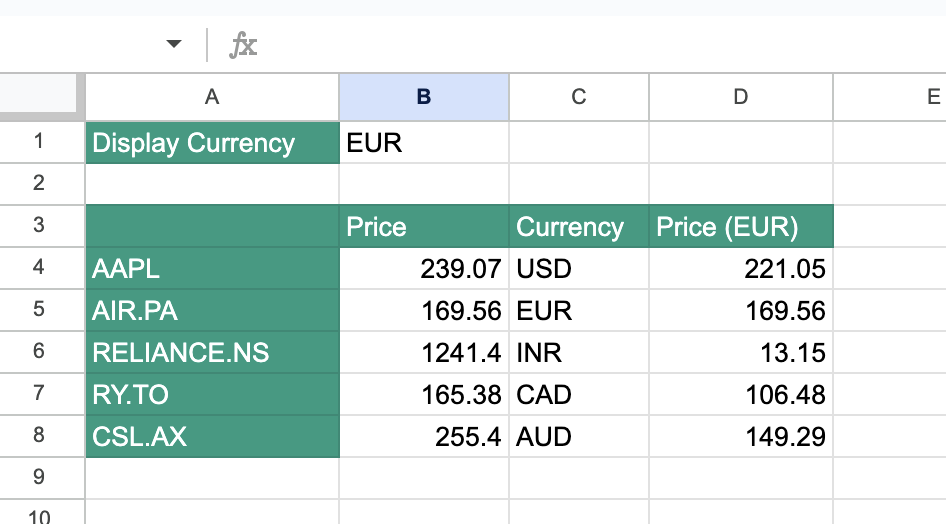 SF Simple Currency Conversion screenshot